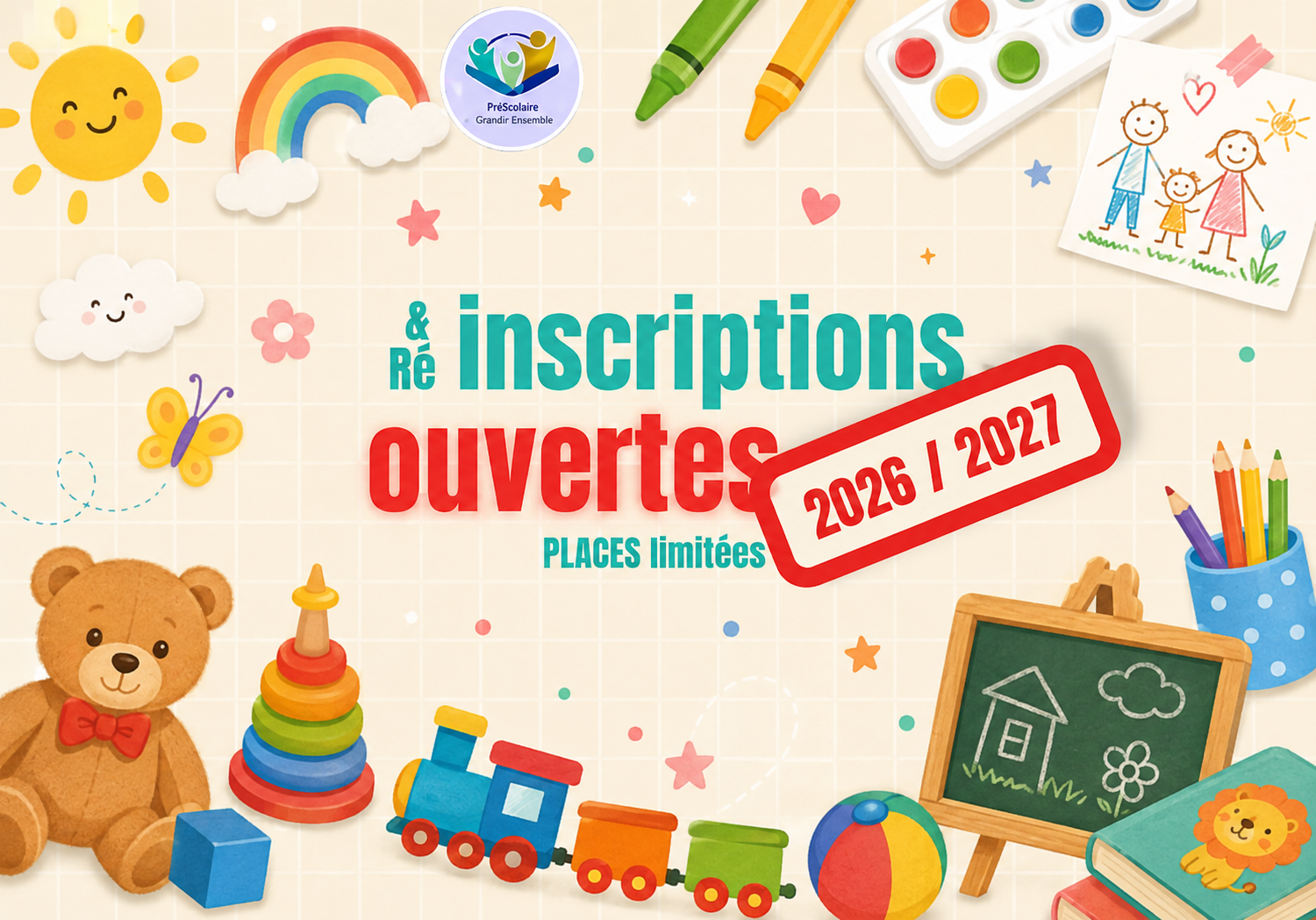 Ptit Pont maternelle inscriptions ouvertes pour l'année scolaire 2026 2027
